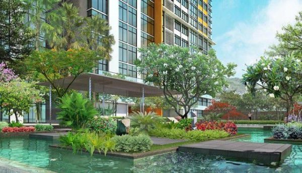 Cong vien xanh tai Carillon 600x343 - Dự án Carillon Apartment – Tân Bình